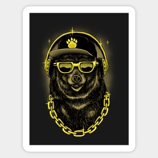 Music Bear Sticker